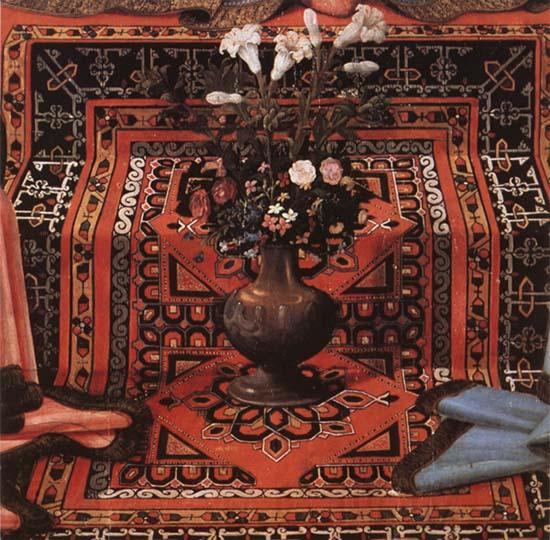 Domenicho Ghirlandaio Details of Thronende Madonna mit den Erzengeln Michael und Raffael sowie den Bischofen Jendrius und justus Spain oil painting art